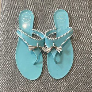 Jack Rogers Jelly Tassel Flip Flops (nwot)